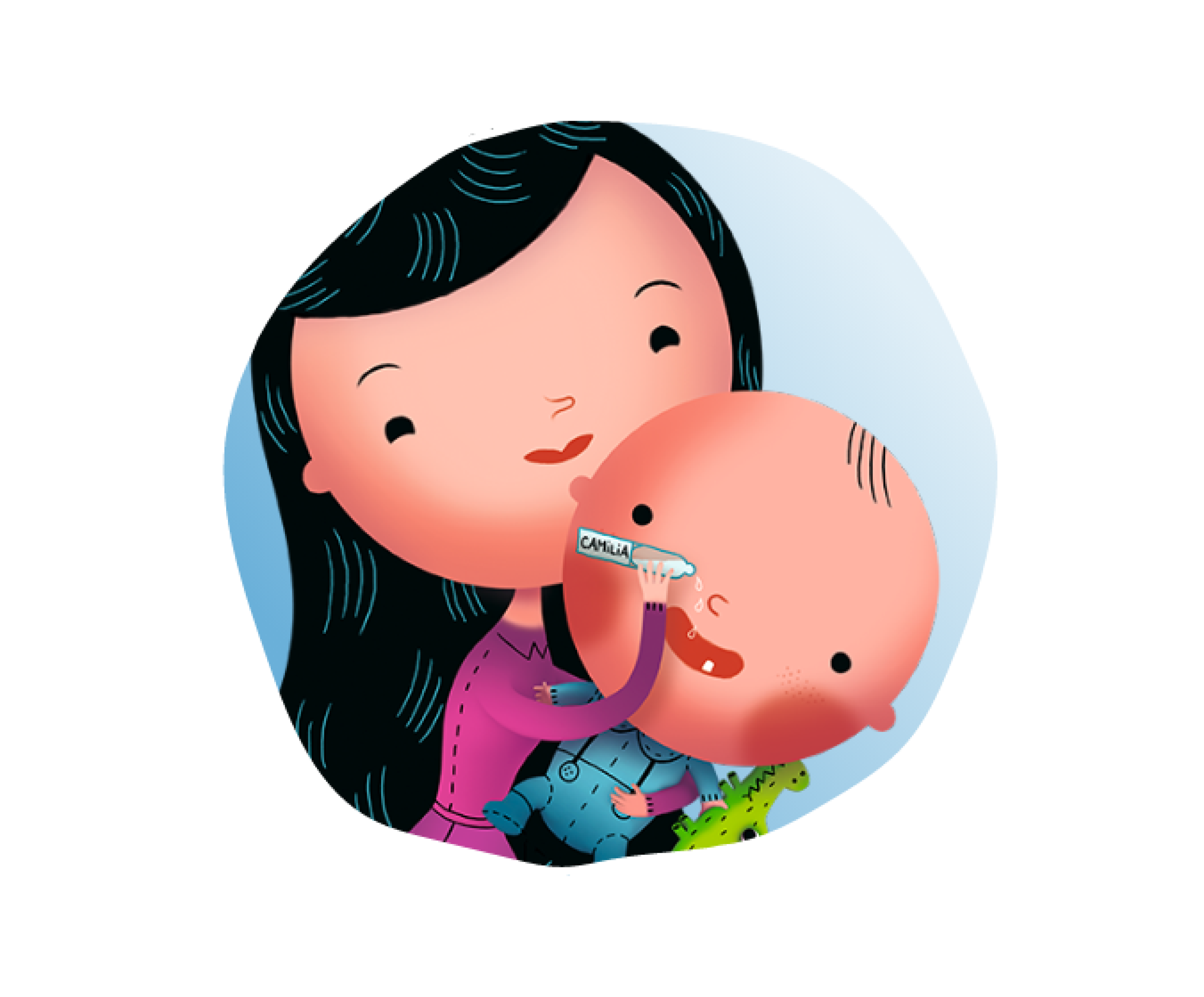 camilia maman et bébé